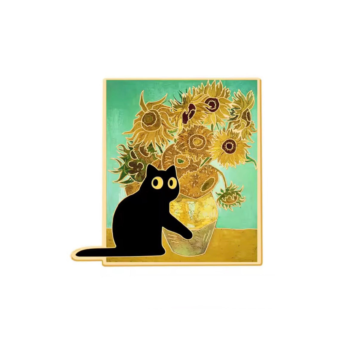 Pin Van Gogh x Gatito