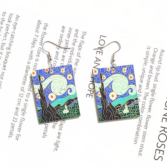 Aretes Van Gogh
