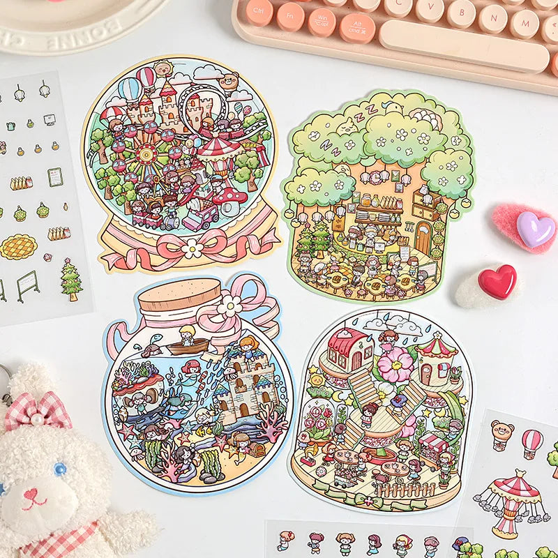 Set de stickers para diseñar espacios - 4 espacios