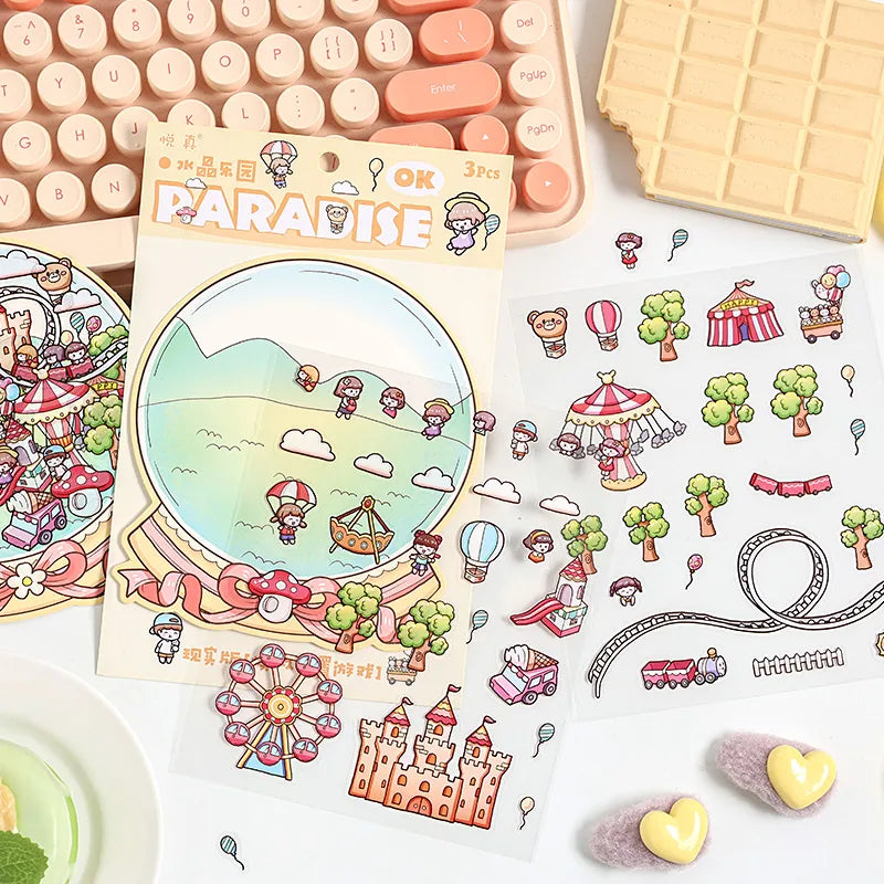 Set de stickers para diseñar espacios - 4 espacios