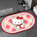 Alfombra antideslizante de Hello Kitty 77 x 47 cm