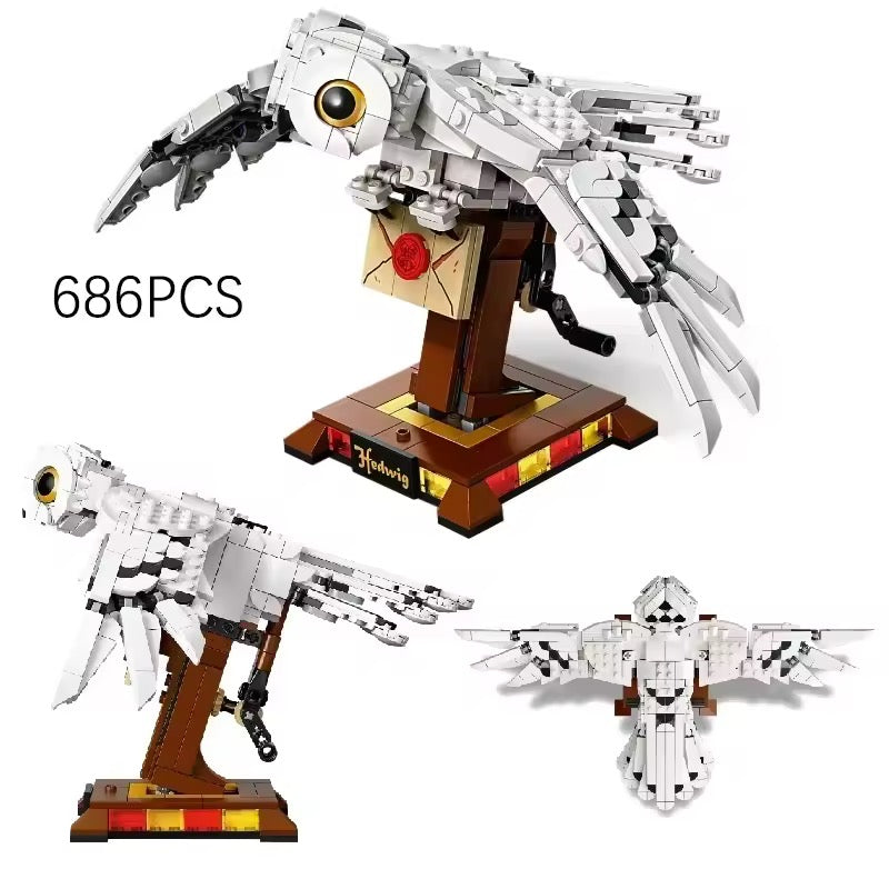 Set de bloques para armar de Harry Potter Hedwig 630 pcs