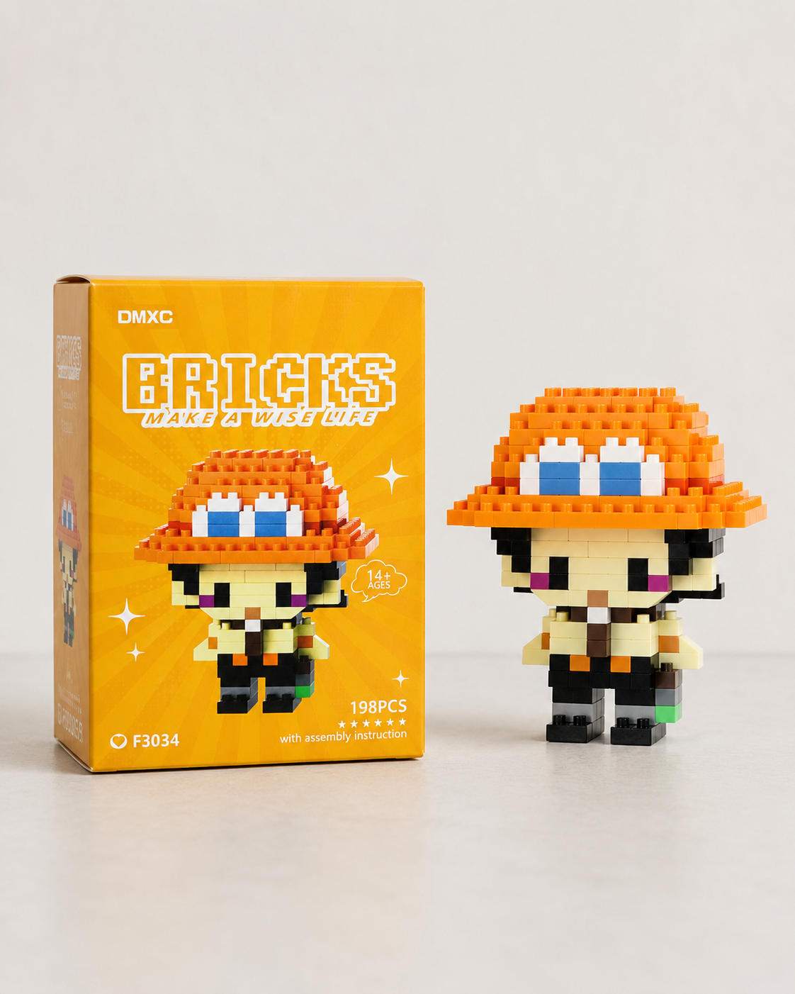 Bloques para armar Portgas D. Ace 198 pcs