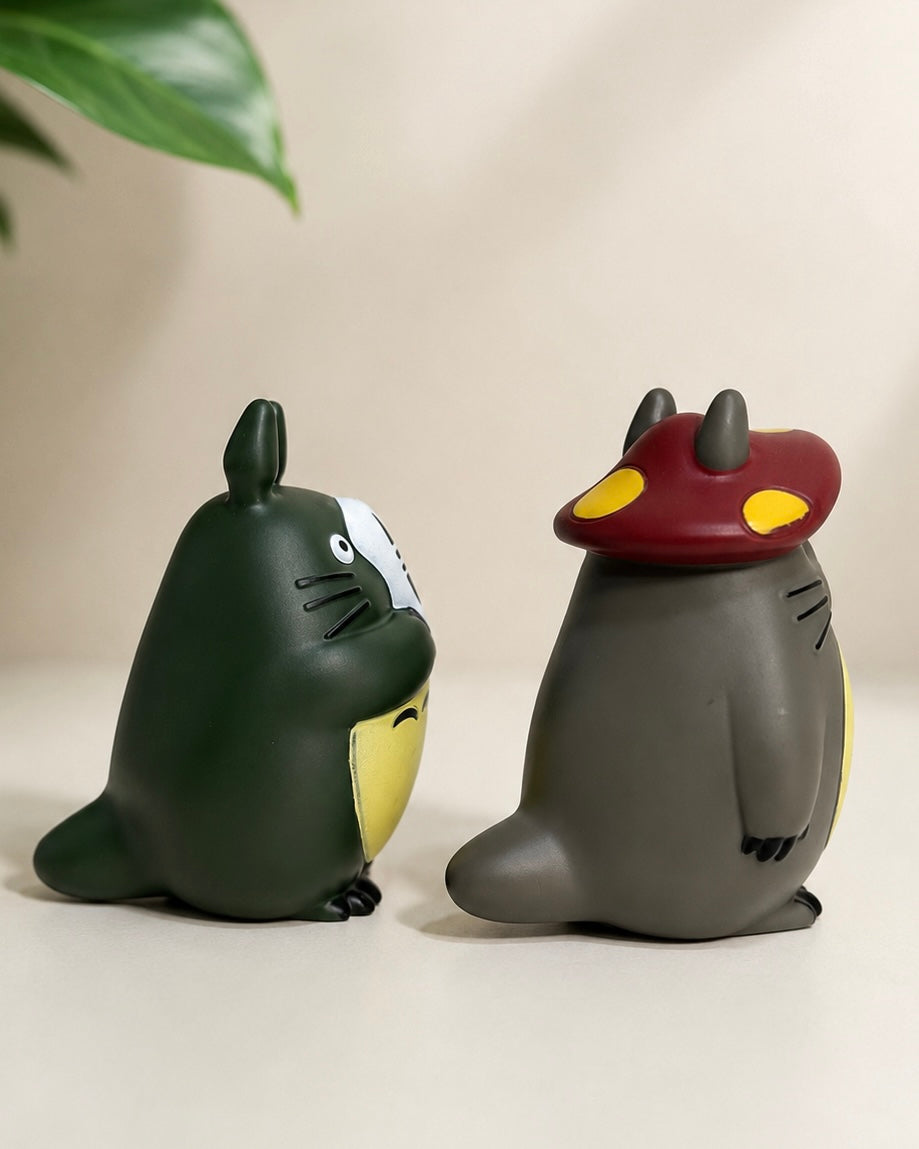 Set de 2 figuras Totoro 10 cm
