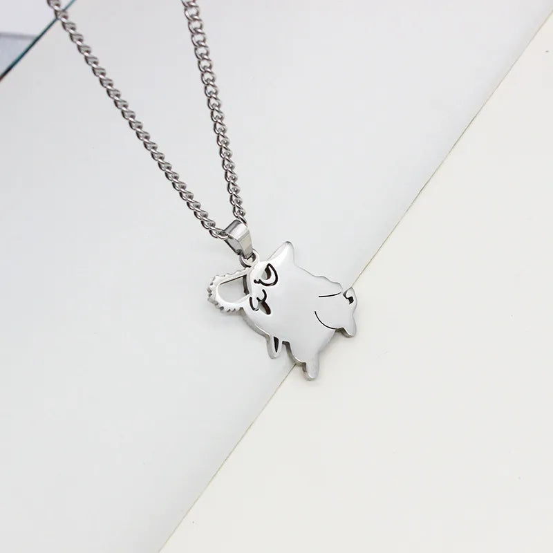 Collar Pochita en acero inoxidable