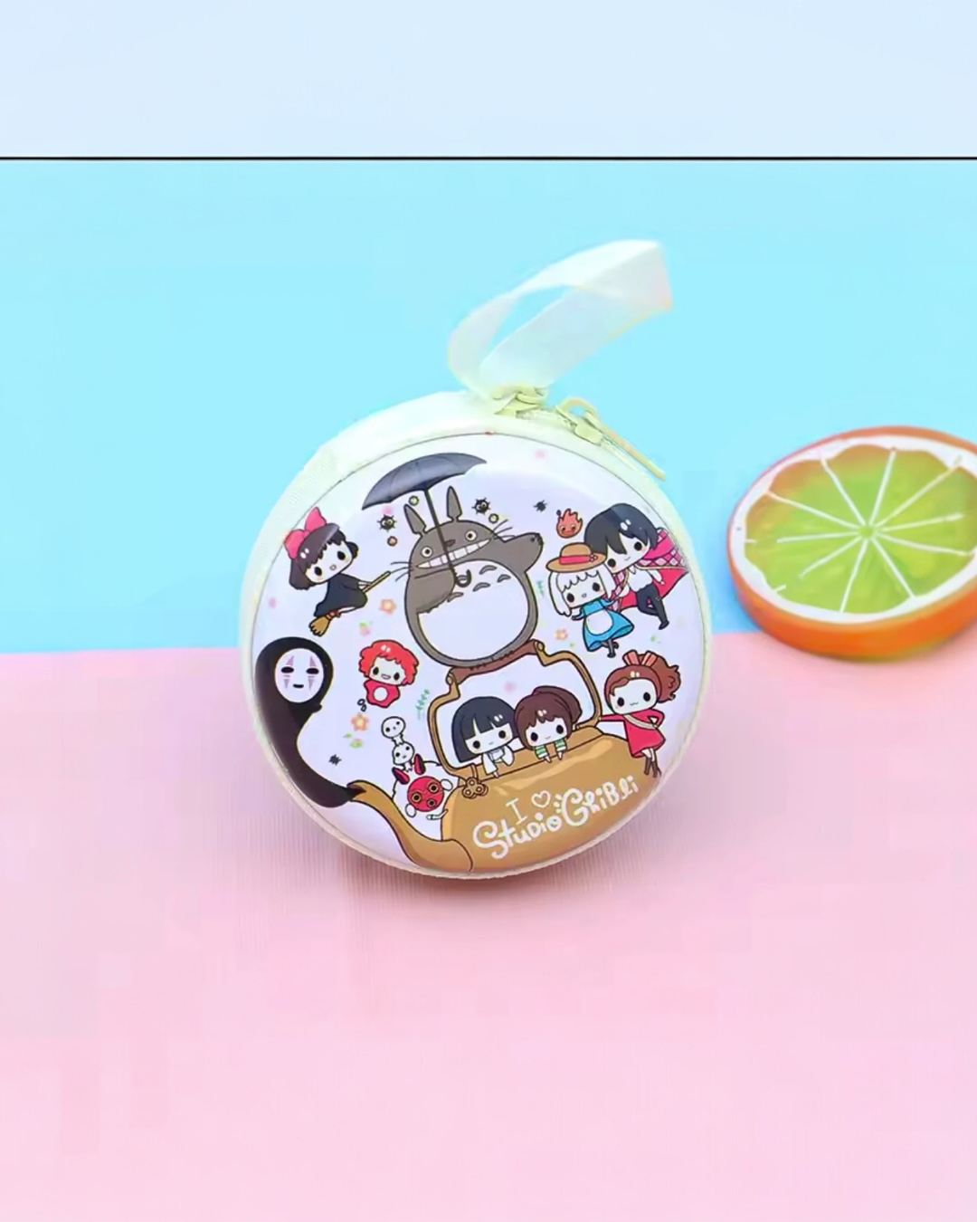 Monedero metálico de Studio Ghibli
