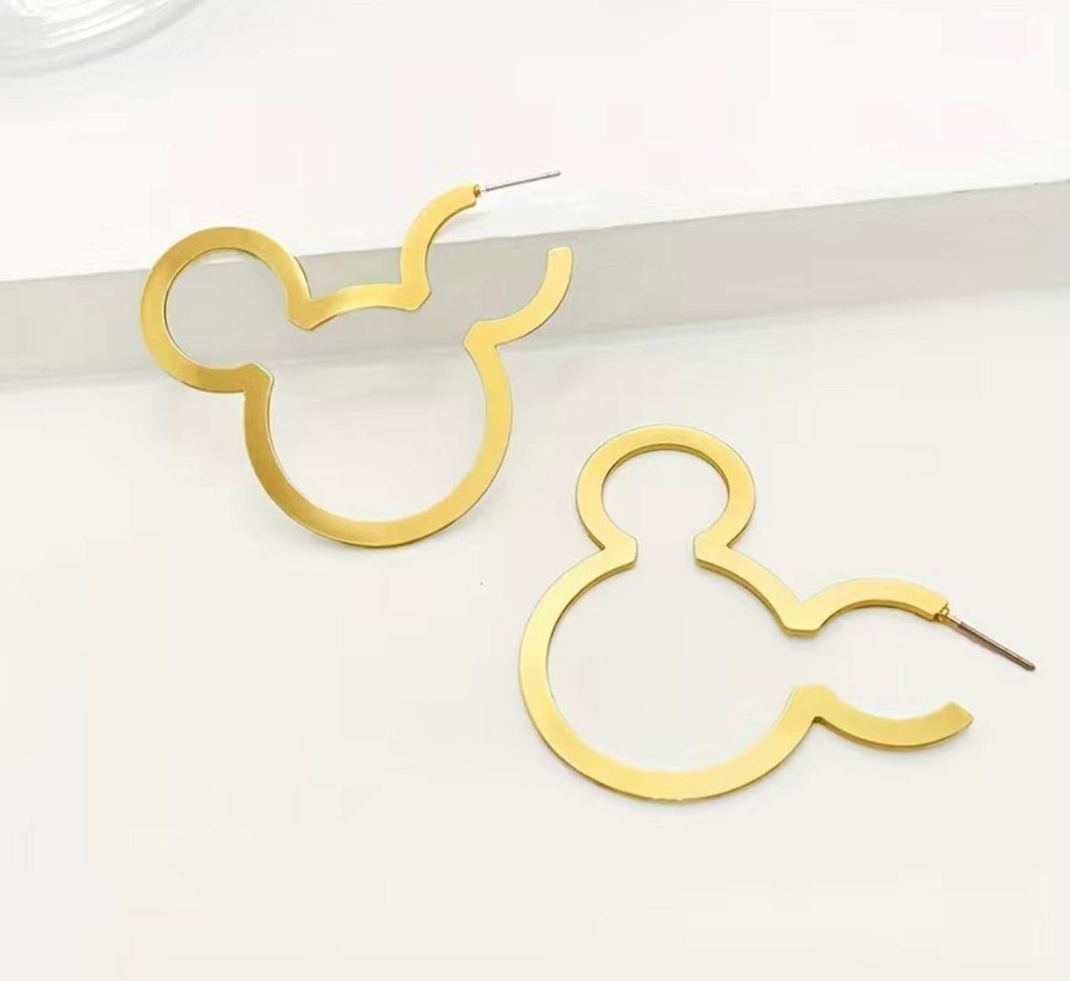Aretes de Mickey Mouse acero inoxidable