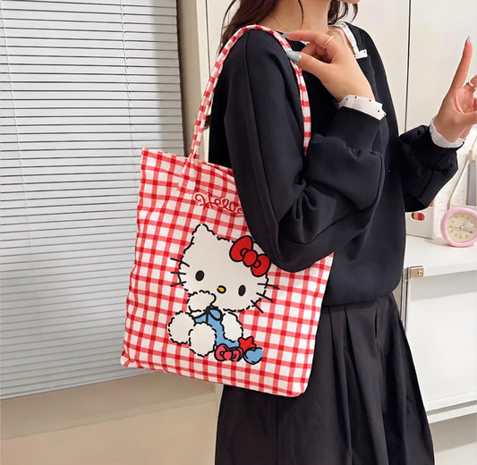 Tote bag de Hello Kitty con zipper