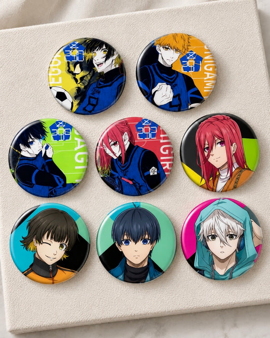Set de 8 broches de Blue Lock