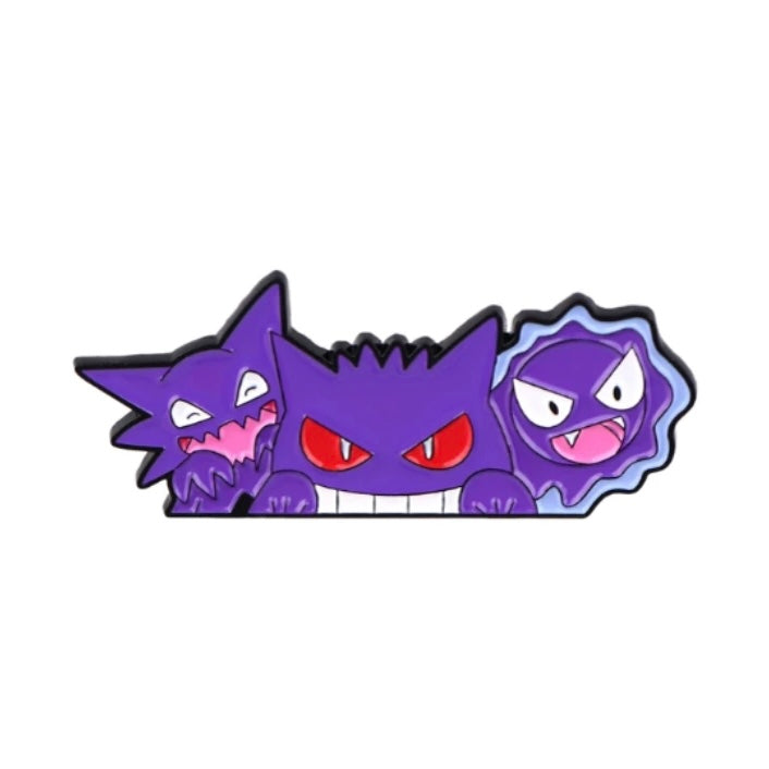 Pin Gastly, Haunter y Gengar