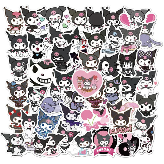 Set de 50 stickers Kuromi