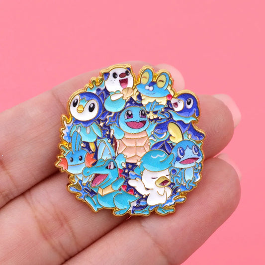 Pin Pokémon — Tipo Agua