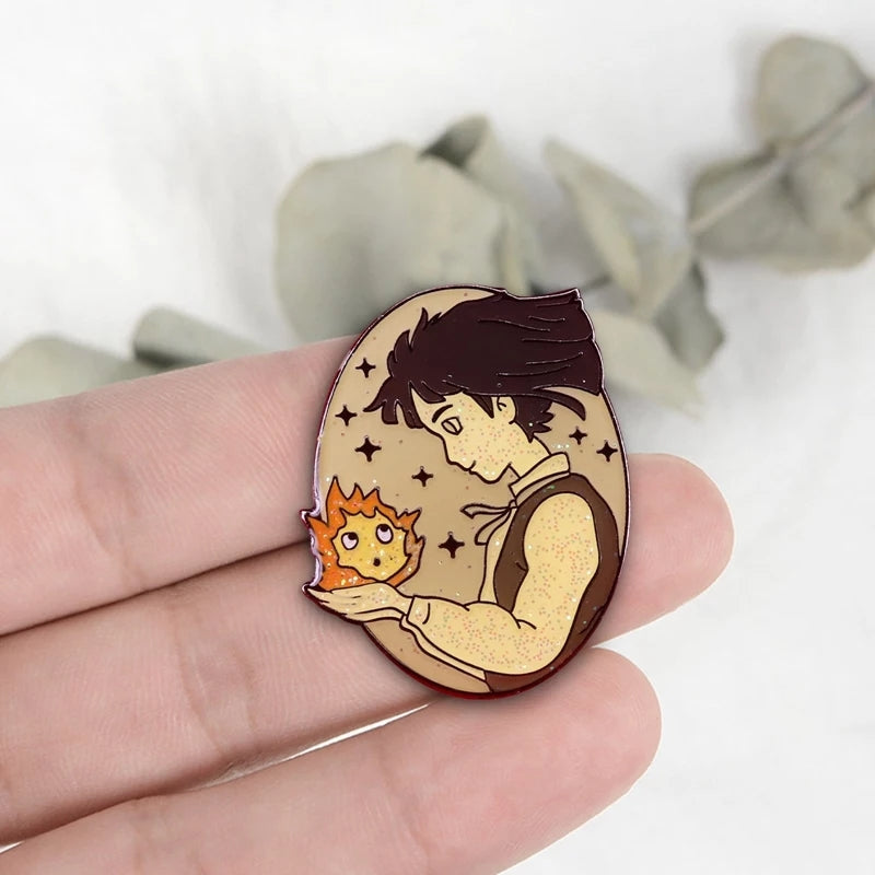 Pin Sophie y Calcifer