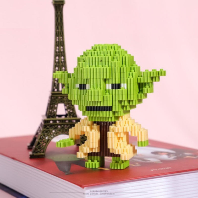 Set de bloques para armar de Yoda 588 pcs