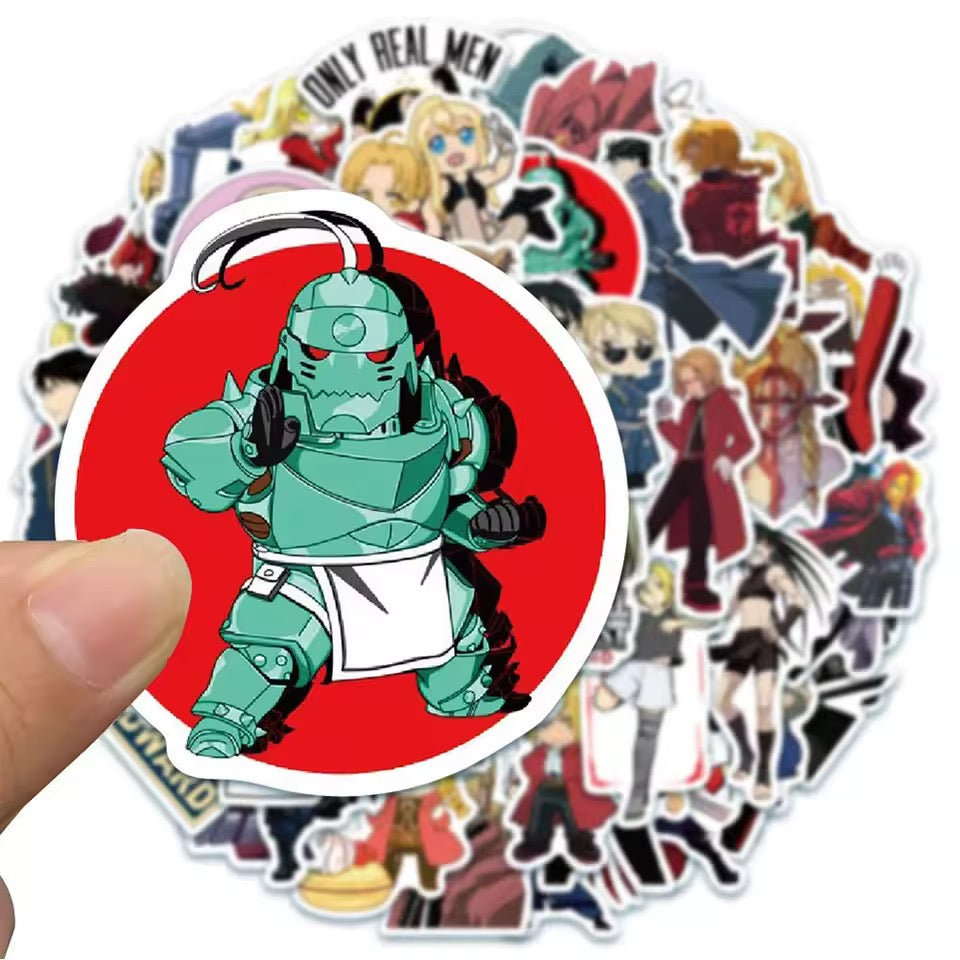 Set de 50 stickers Fullmetal Alchemist