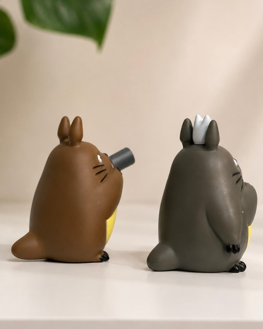 Set de 2 figuras Totoro 10 cm
