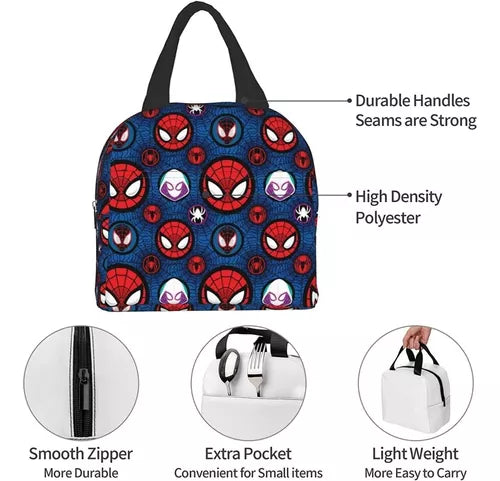 Mini Lonchera Spiderman 17 cm x 19 x 12 cm