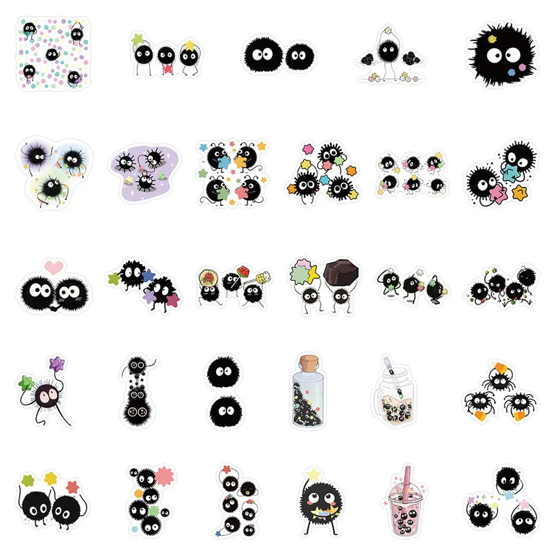 Set 50 stickers Susuwatari