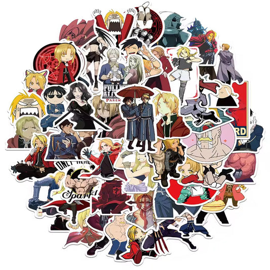 Set de 50 stickers Fullmetal Alchemist