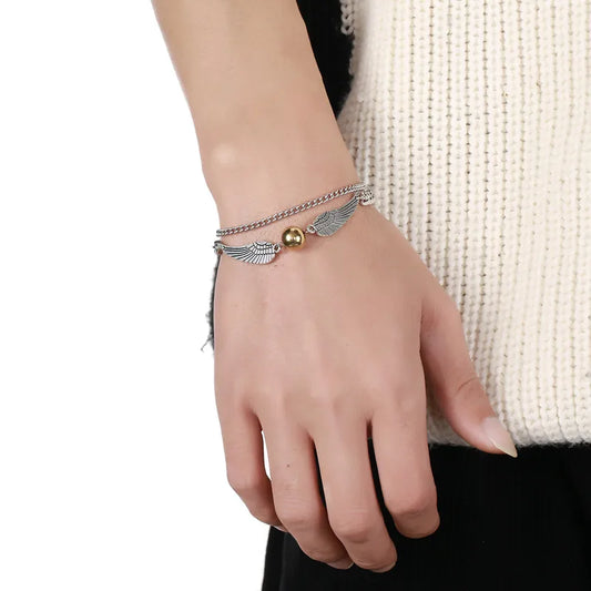 Pulsera Snitch acero inoxidable