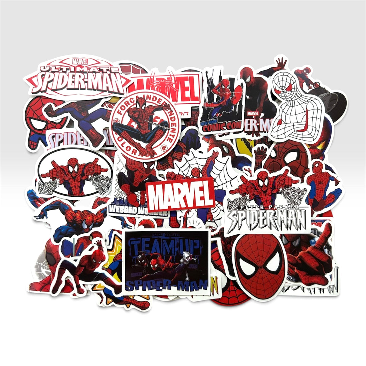 Set de 50 stickers Spiderman
