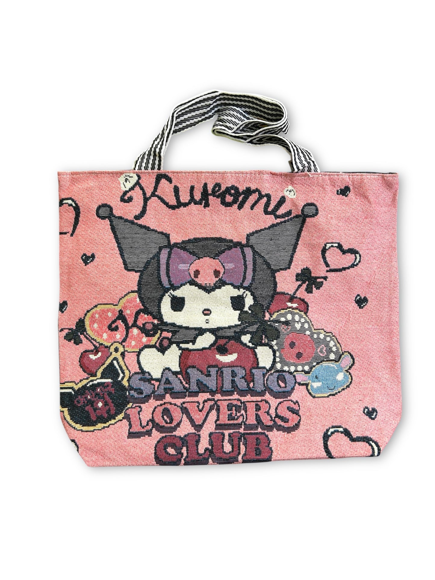 Tote bag Kuromi con zipper
