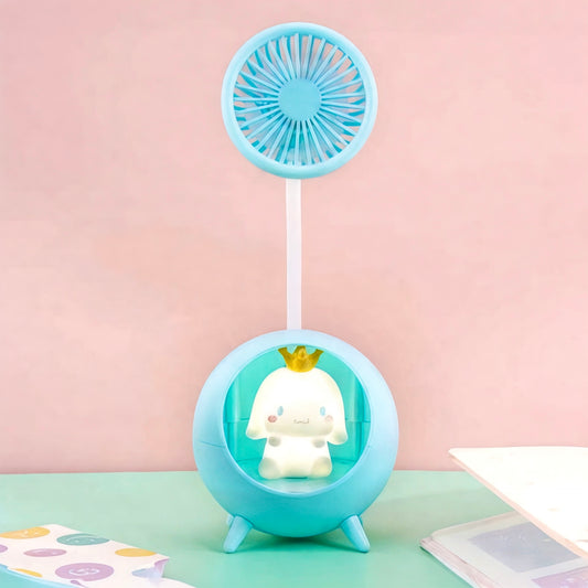 Lámparita y ventilador Cinnamoroll