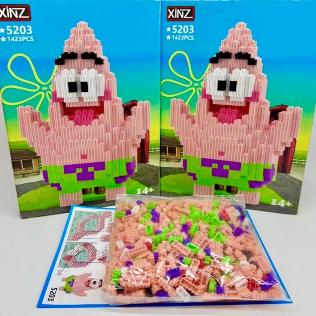 Bloques para armar de Patricio Estrella 1423 pcs