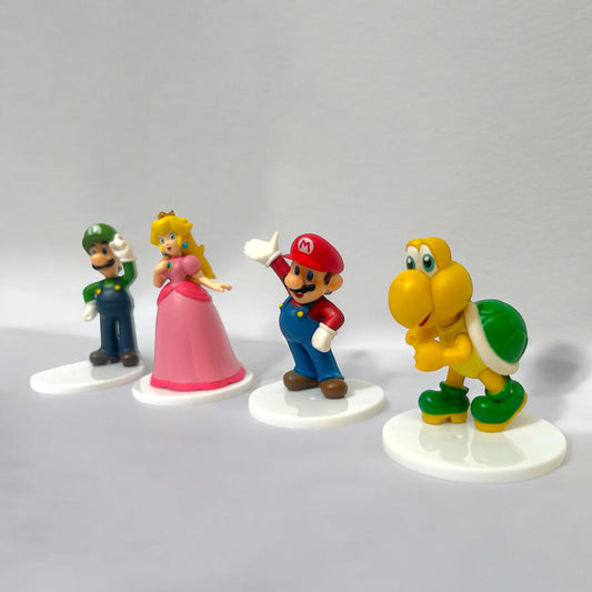Set de 4 figuras Mario Bros