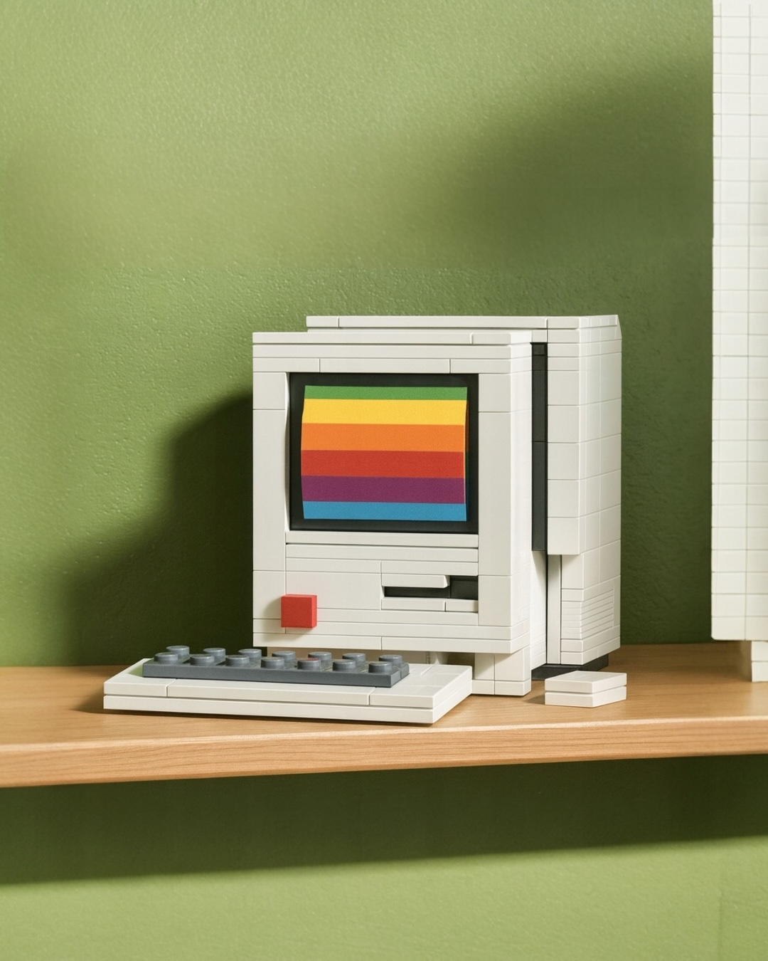 Set de bloques para armar Ordenador Retro