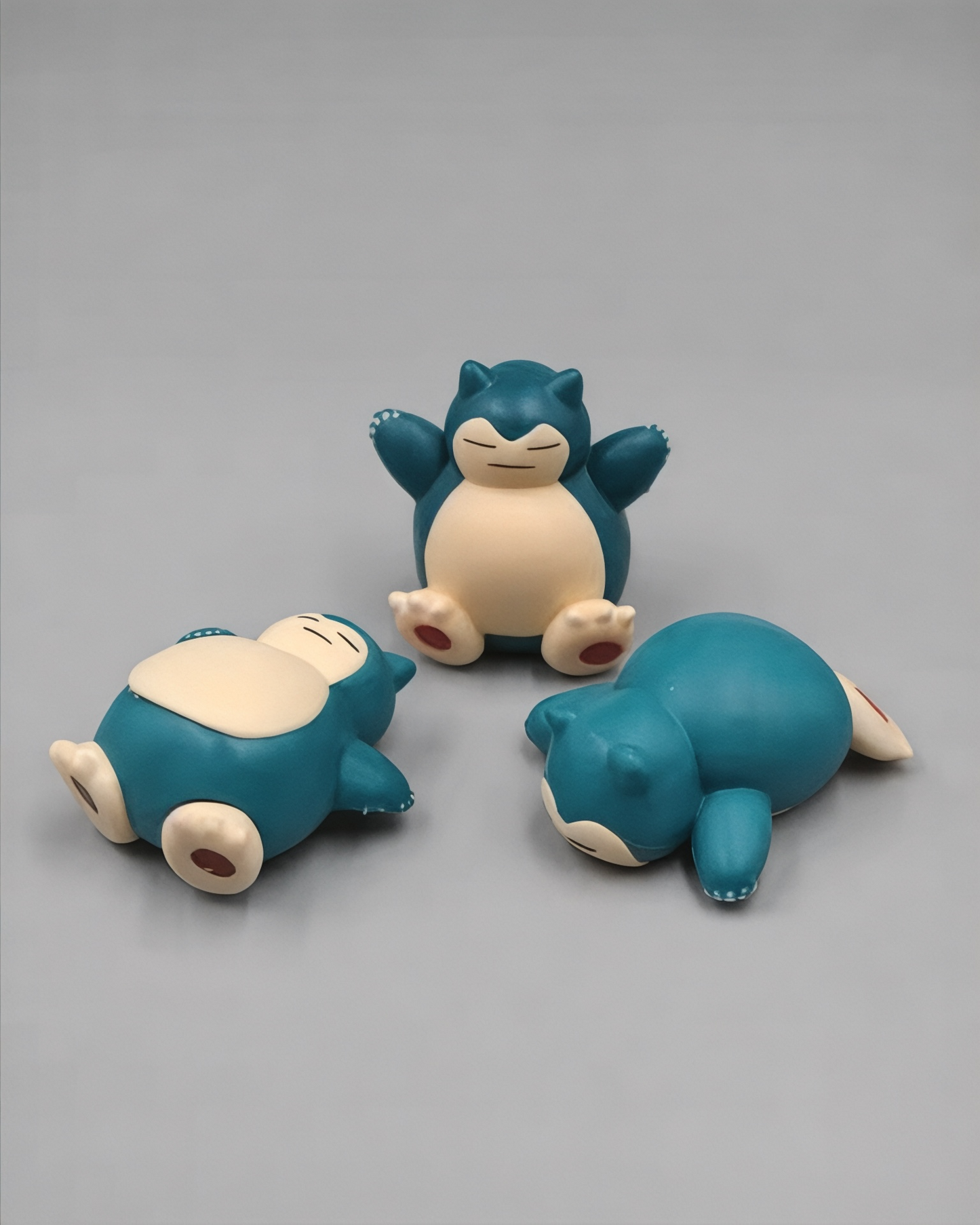 Set de 5 figuritas Snorlax 2-3 cm