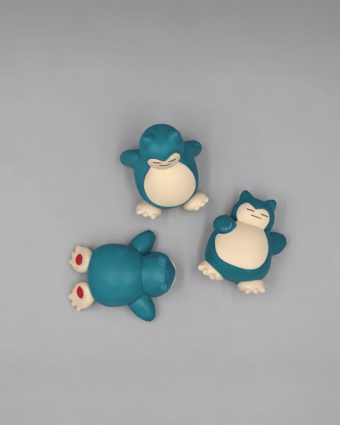 Set de 5 figuritas Snorlax 2-3 cm