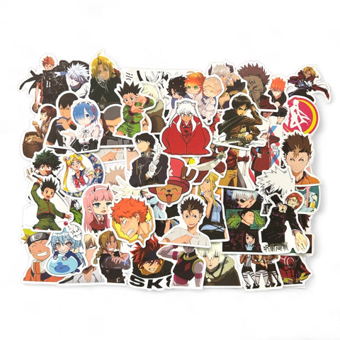 Set de 50 stickers Anime