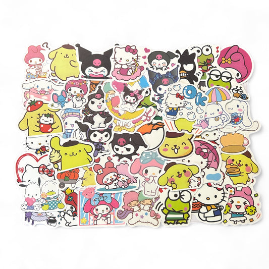 Set de 50 stickers Sanrio