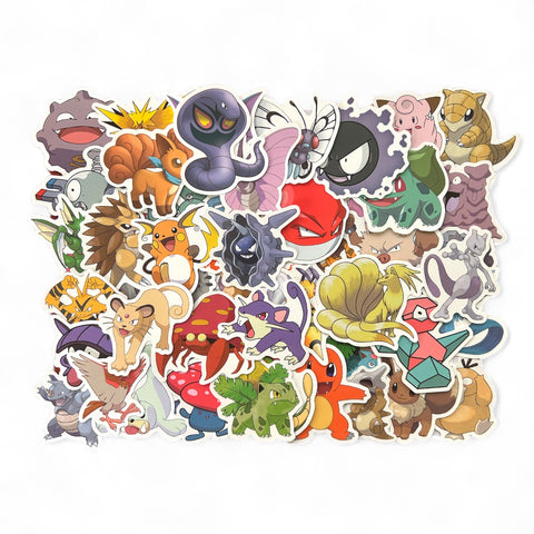 Set de 45 stickers Pokémon