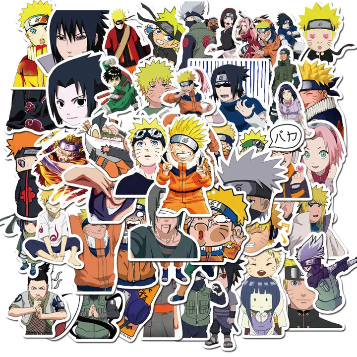 Set de 50 stickers Naruto
