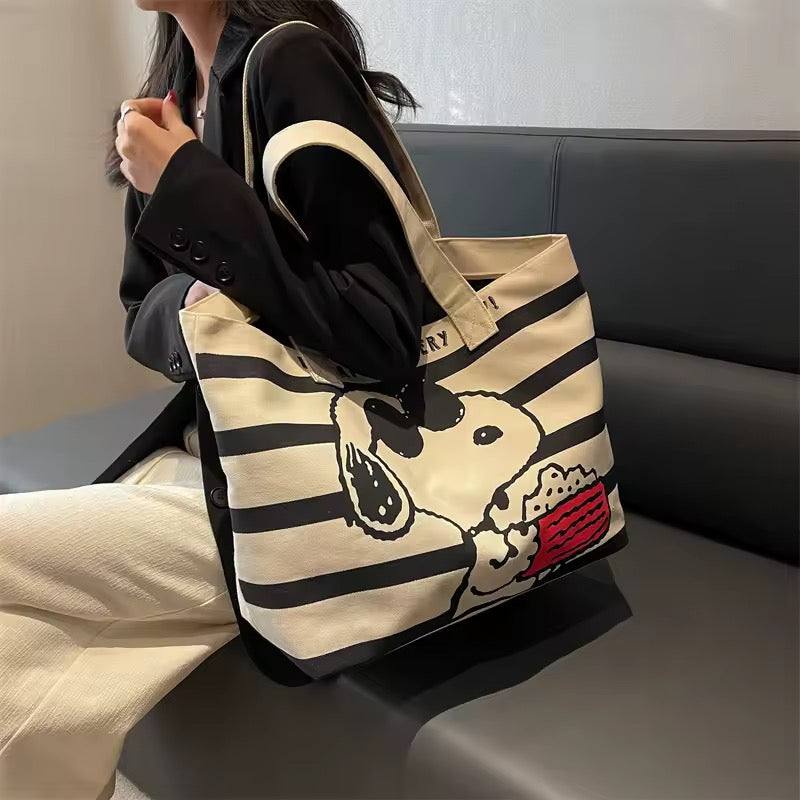 Tote bag de Snoopy 33 x 40 cm