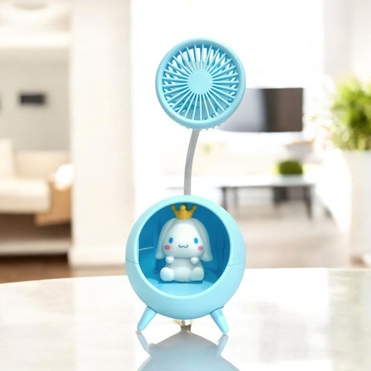 Lámparita y ventilador Cinnamoroll