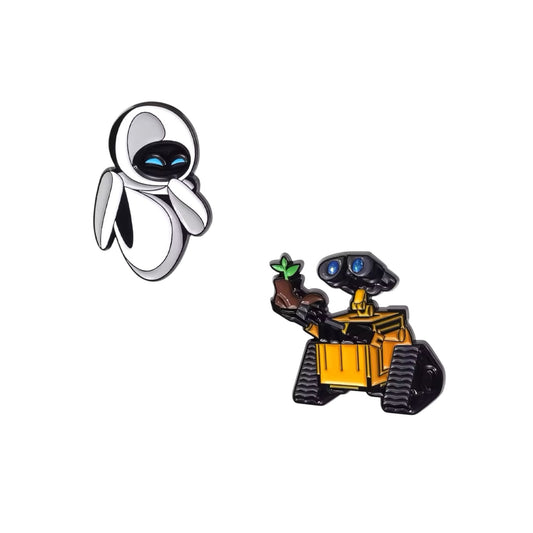Set de pines Wall-e y EVA