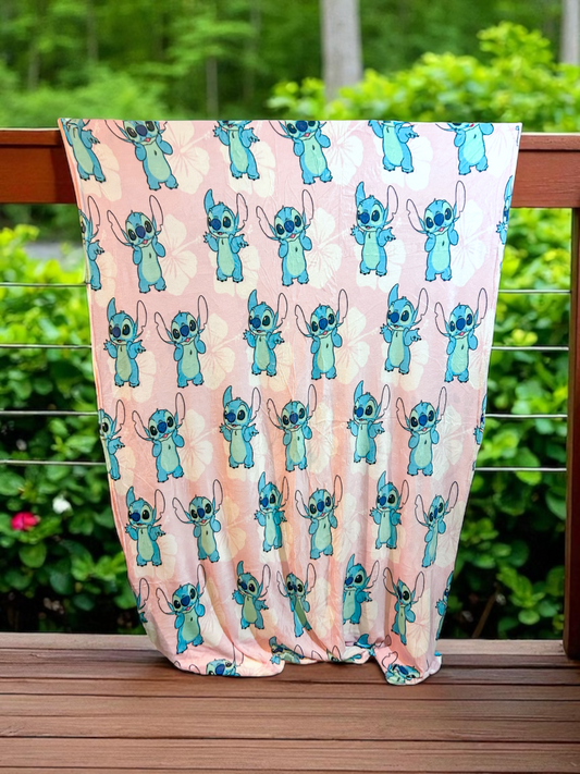 Cobija grande de Stitch 260 x 180 cm