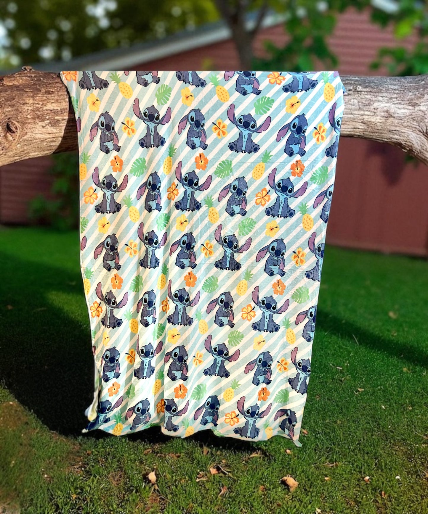 Cobija grande de Stitch 260 x 180 cm