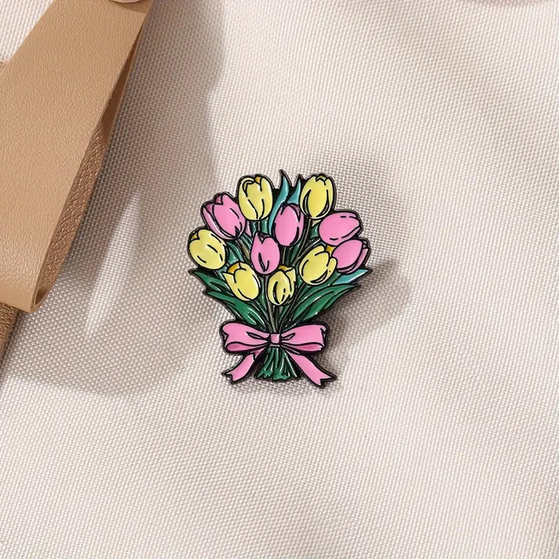 Pin ramo de tulipanes