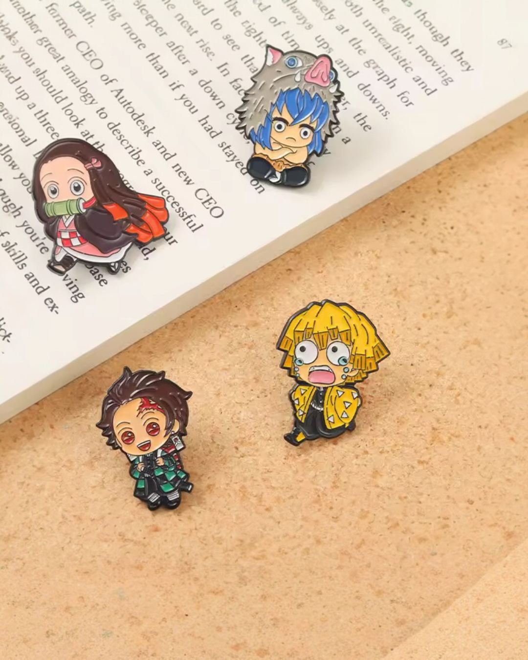 Set de pines Kimetsu no Yaiba
