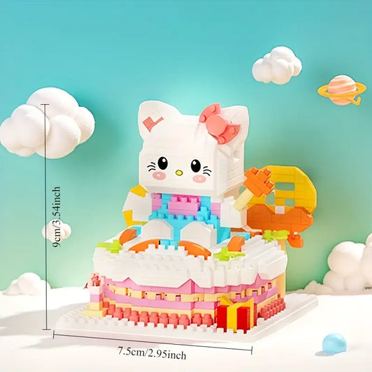 Bloques para armar de Hello Kitty pastel 9 cm