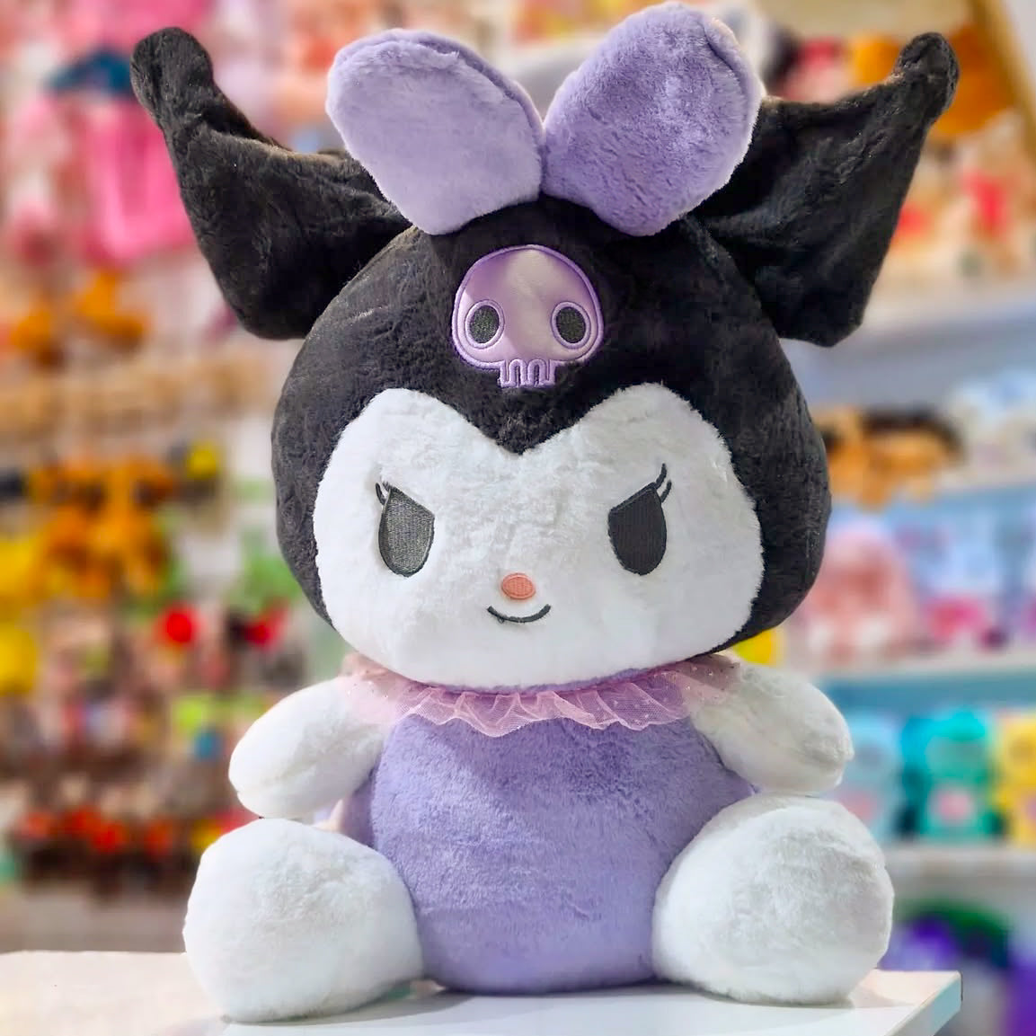 Peluche Kuromi grande 40 cm