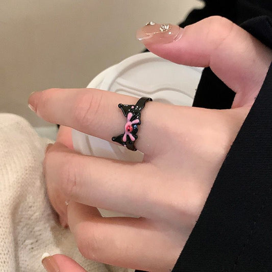 Anillo ajustable Kuromi