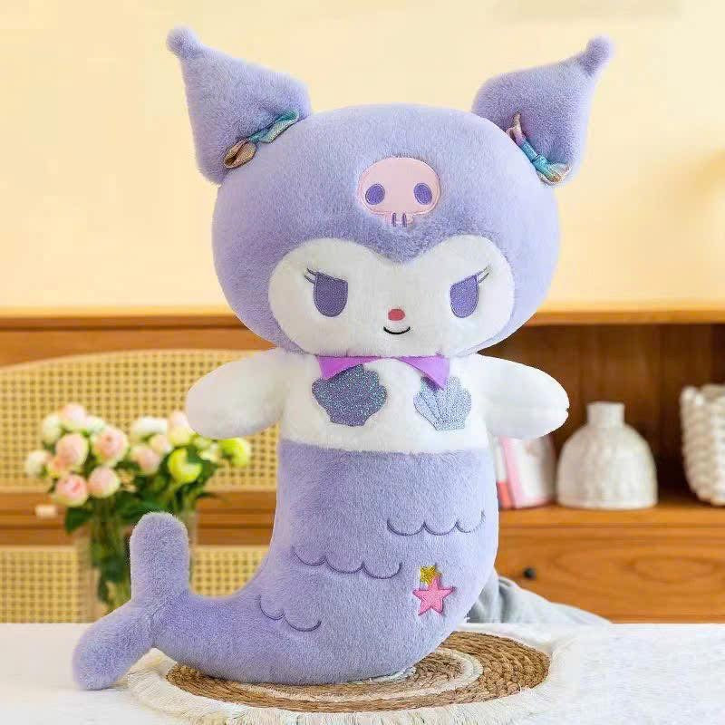 Peluche grande Kuromi Sirena 50 cm