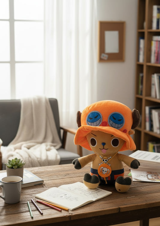 Peluche Tony Tony Chopper x Portgas D. Ace 45 cm