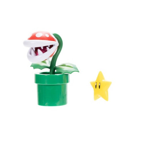 Figura original articulada de Planta Piraña Super Mario 3D World