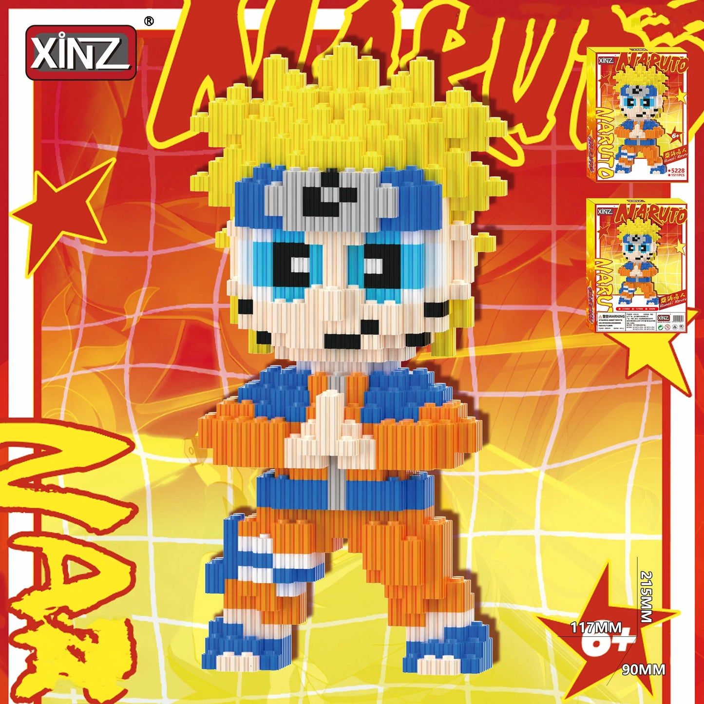 Set de bloques para armar Naruto 1511 pcs